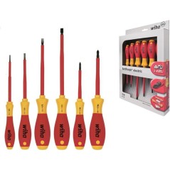 Wiha SoftFinish Electric 320N Screwdriver Set - Precision, Comfort & Safety for Electricians (4010995008338)
